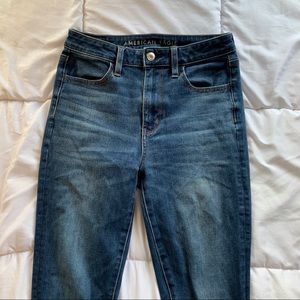 American Eagle High Wasted Skinny Jeans.
